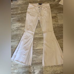 L&B High Rise Size 10 white bell bottoms